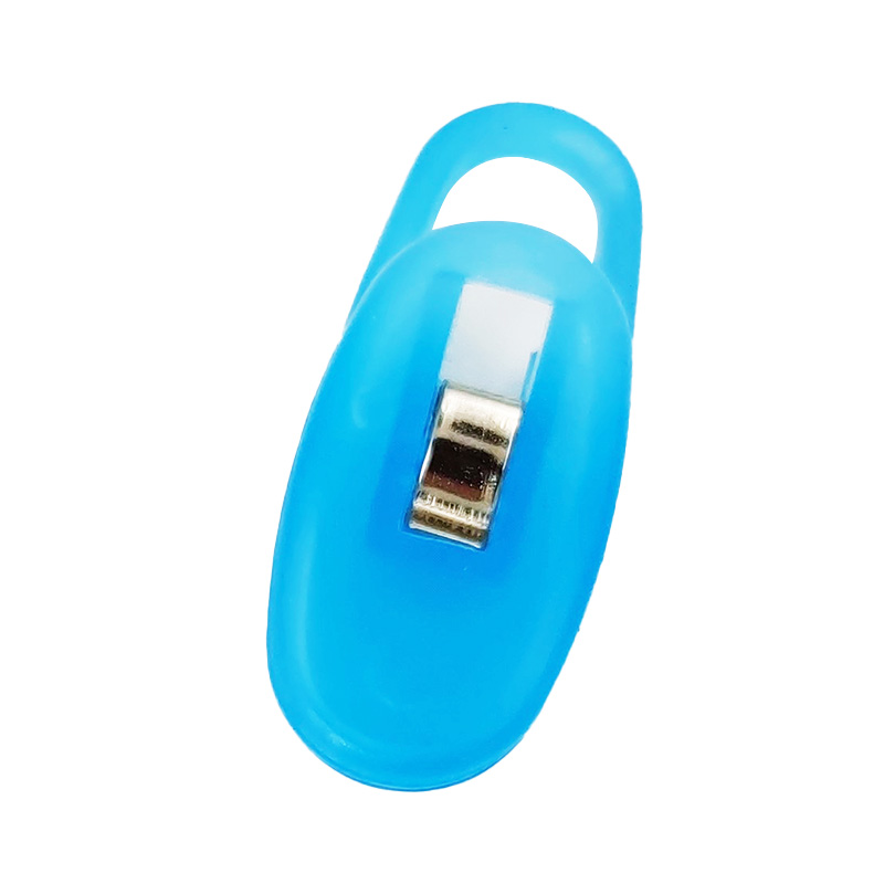 Klarer Mini-Plastikclip